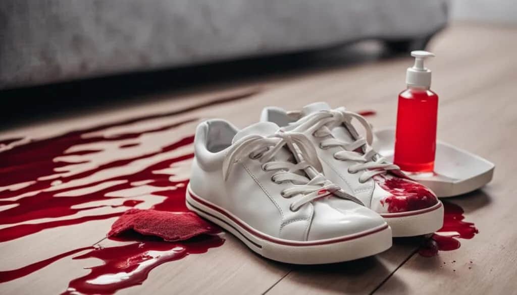Skuteczne sposoby na to, czym zmyć krew z buta bez uszkodzeń